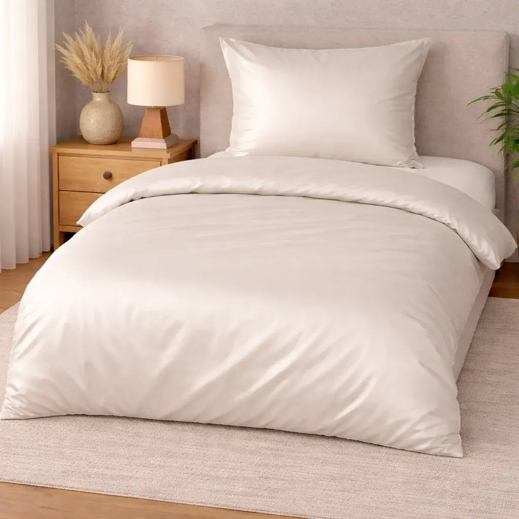 100 % lyocell bambus sengetøj | 140 x 220 cm – Champagne