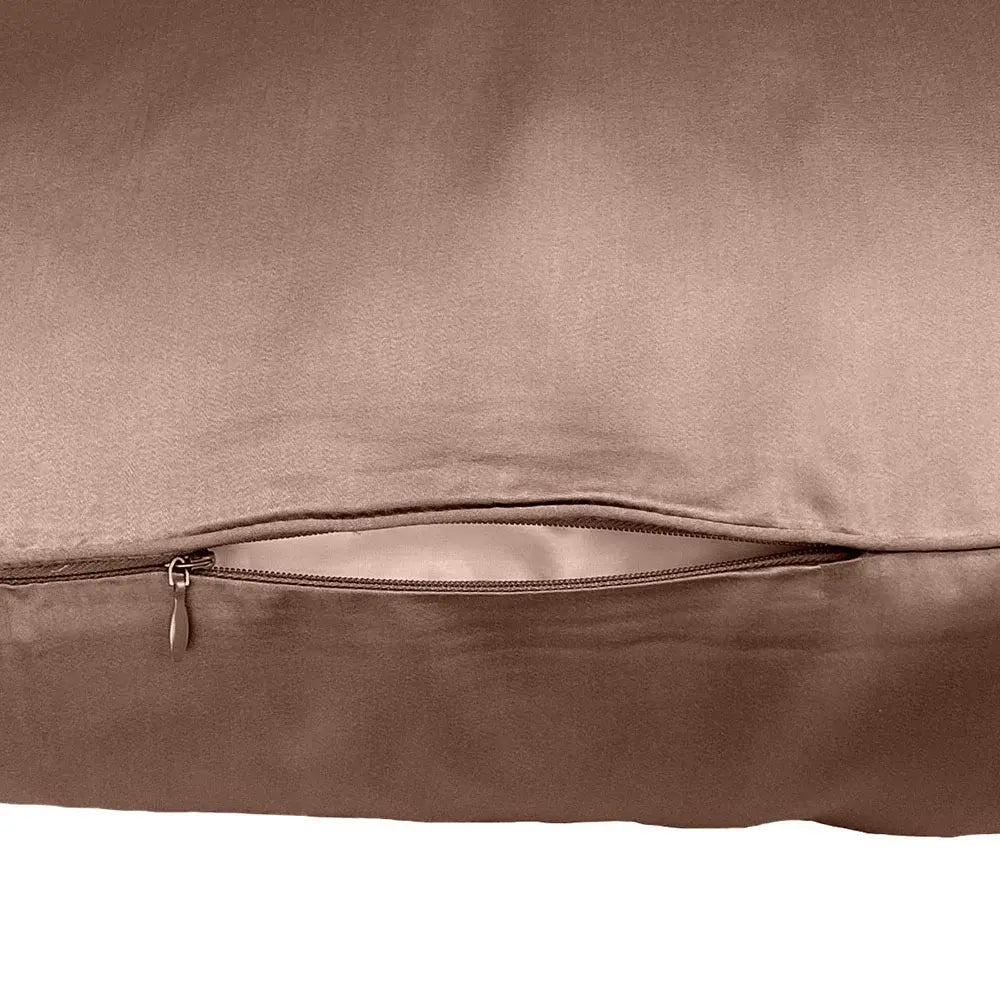 100 % lyocell bambus sengetøj | 140 x 200 cm – Brun