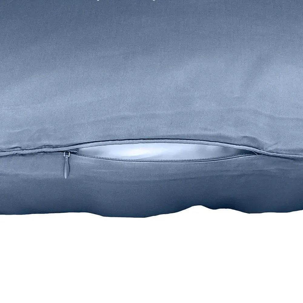 100 % lyocell bambus sengetøj | 140 x 200 cm – Blå