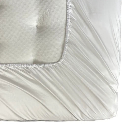 100 % Lyocell bambus faconlagen | 120 x 200 cm – Hvid