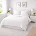 SOPIRE Superior Plain satin sengesæt | Hvid | 240 x 220 cm