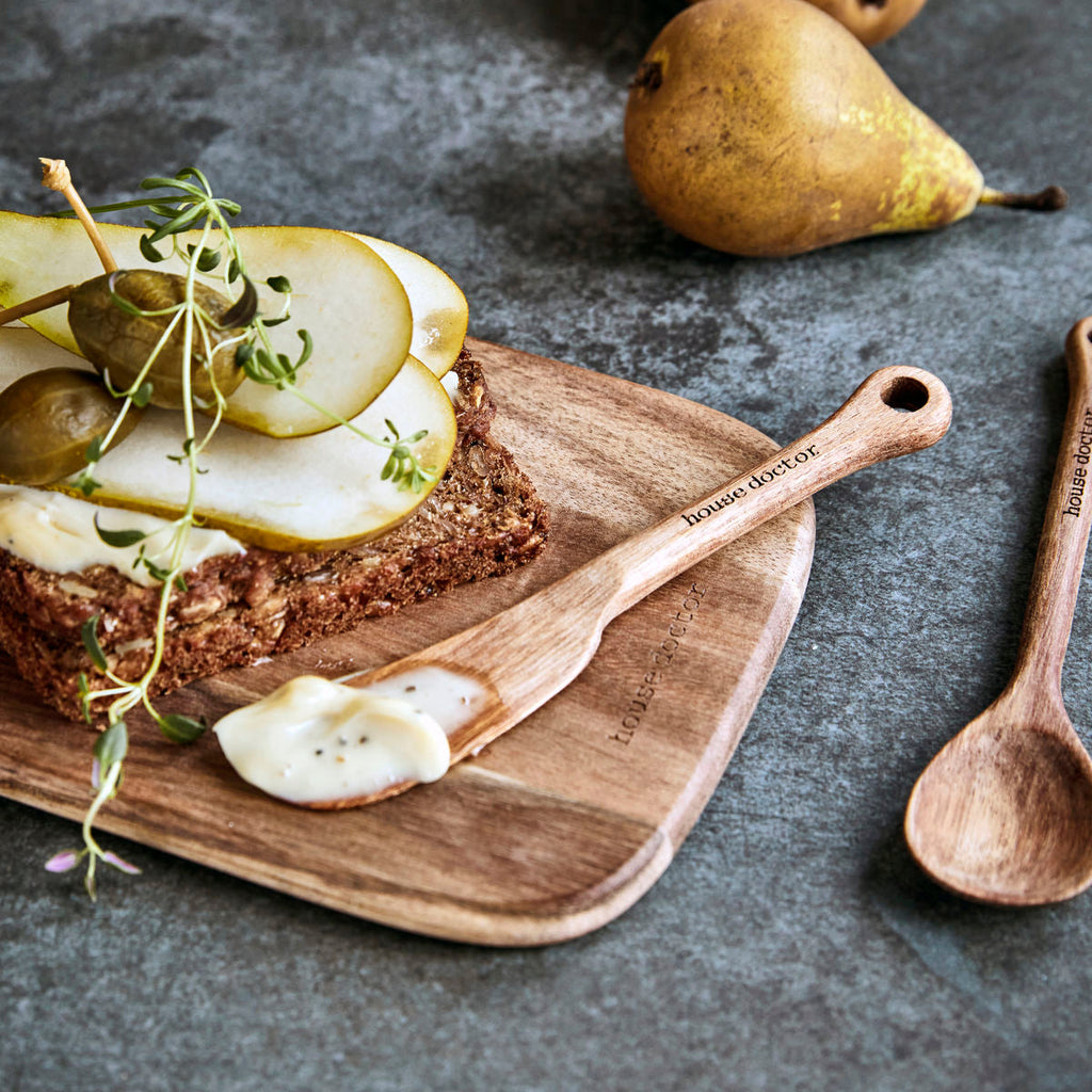 Smørekniv, HDEya, Natur - sæt m/4 stk