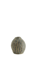 Madam Stoltz Papir-mache vase taupe