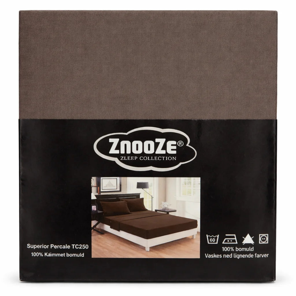 Znooze Superior faconlagen | Mørk brun | 90 x 200 x 35 cm