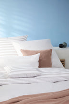 BALDESSARINI Dara strib | Beige/brun | 140 x 200 cm