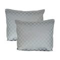 2 pak - Cadiz 100% bambus hovedpudebetræk  | 60 x 63 cm | Tern – Grå