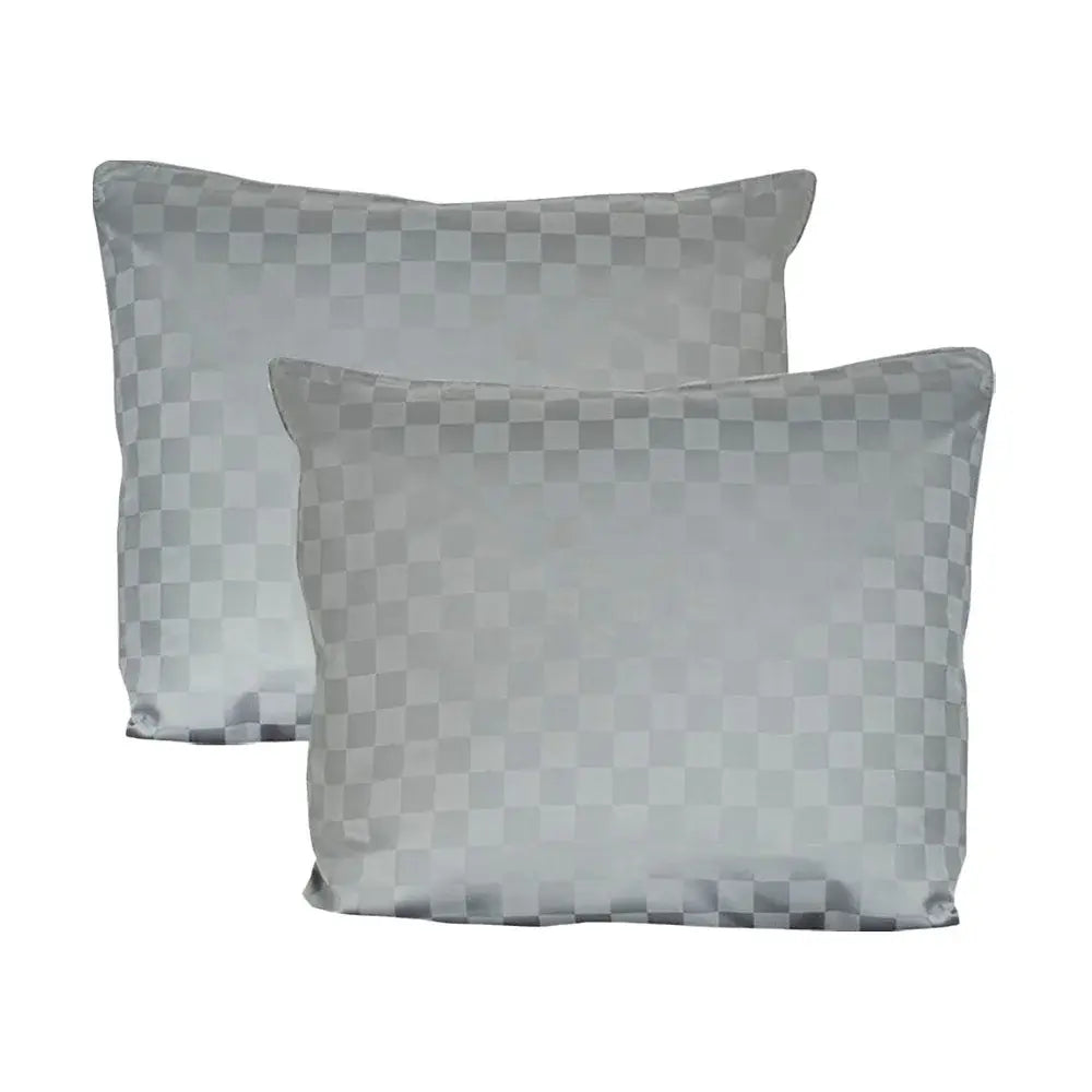2 stk – Cadiz 100% bambus hovedpudebetræk | 50 x 70 cm | Tern – Grå