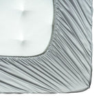 100 % lyocell bambus faconlagen | 90 x 210 cm – Perlegrå