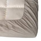 Hamp faconlagen | 90 x 200 x 35 cm – Grå – Lys grå