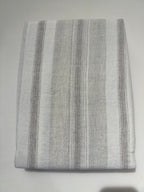 Sengetøj 100% vasket hør   140x200 cm – Stribet beiges