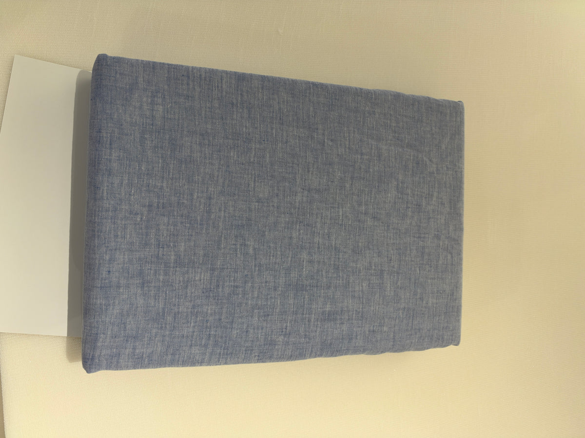 Sengetøj 100% vasket hør   140x200 cm – Lyseblå