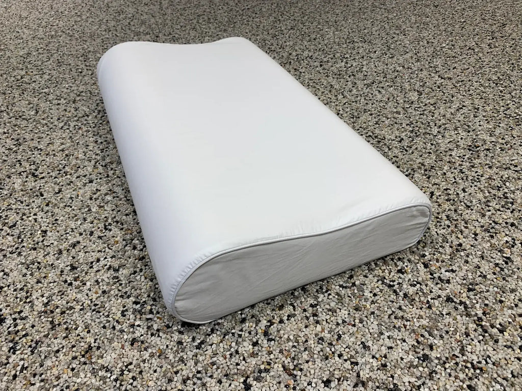 Familiepakke | 2 stk anatomisk hovedpude | 36 x 67 cm & Håndklæde i Egyptisk bomuld 70x140 cm