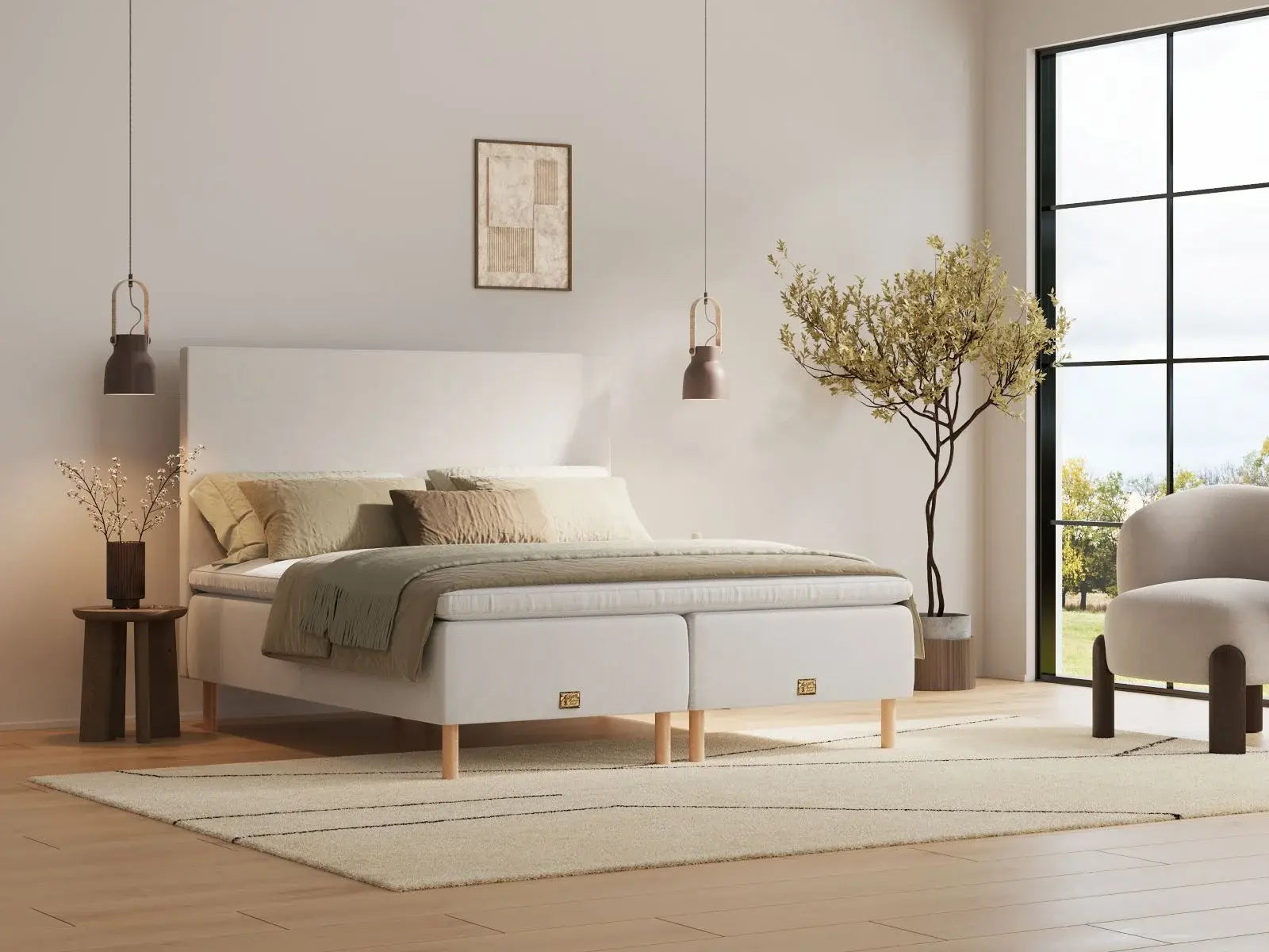 Mattson Beds Light boksmadras | 180 x 200 cm