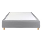 Sengekappe/Halvskirt 180x200  Højde 33 cm Sand