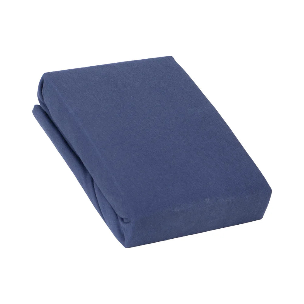 Sopire luksus stræklagen interlock jersey 180x200/210 mørk blå