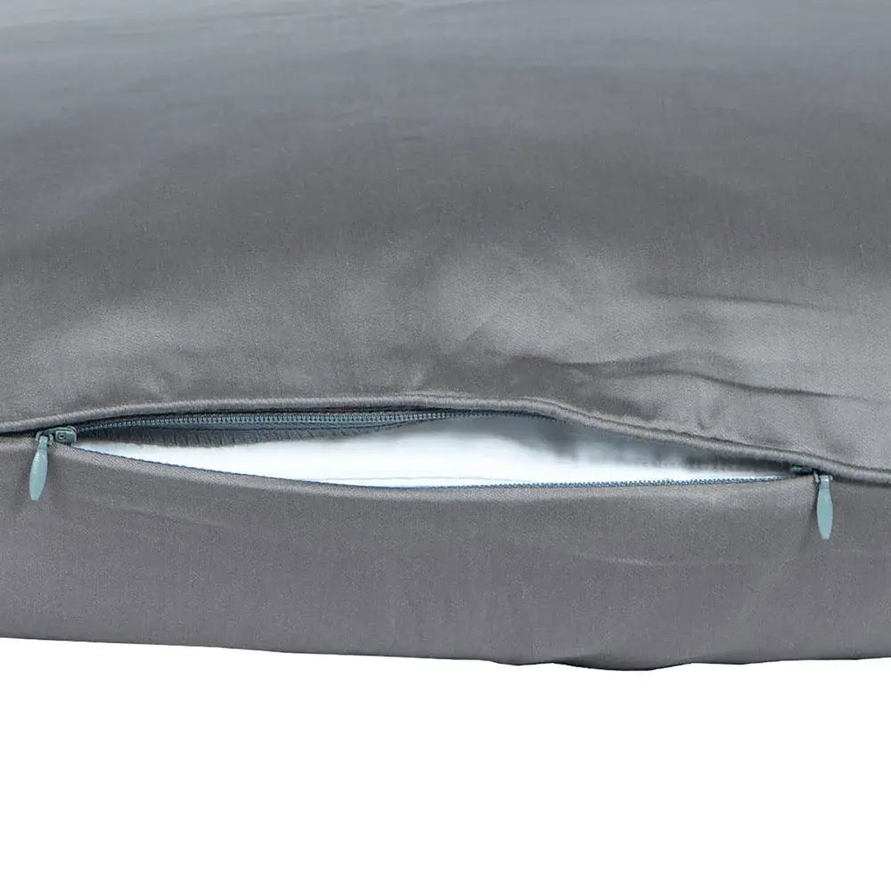 100 % lyocell bambus sengetøj | 140 x 220 cm – Grå – Stålgrå