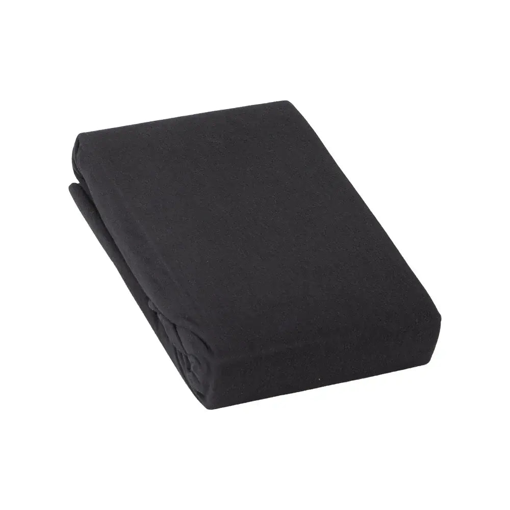 Sopire luksus stræklagen interlock jersey 180x200/210 sort