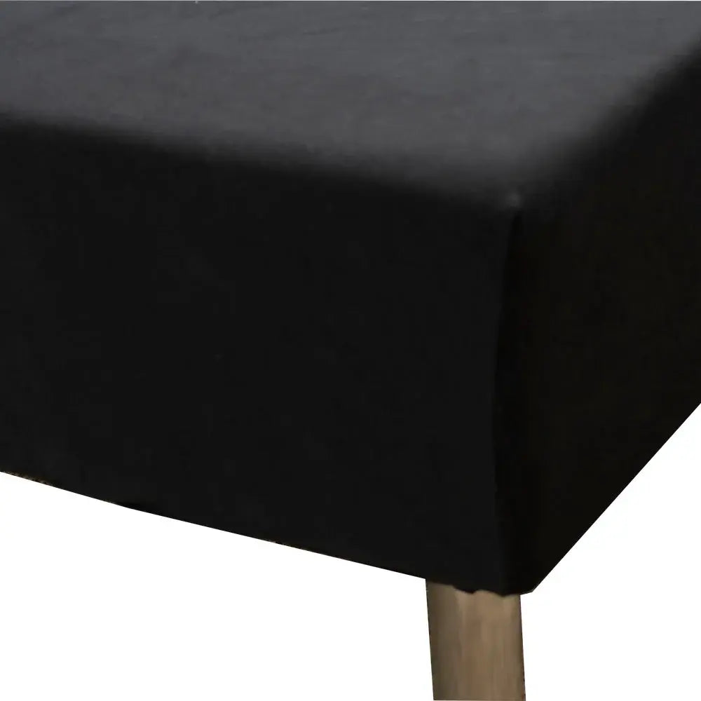 Sopire luksus stræklagen interlock jersey 90x200/210 sort