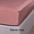 100 % lyocell bambus faconlagen | 180 x 200 cm – Lyserød