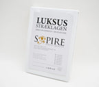 Premium jersey stræklagen 160x200x35 hvid