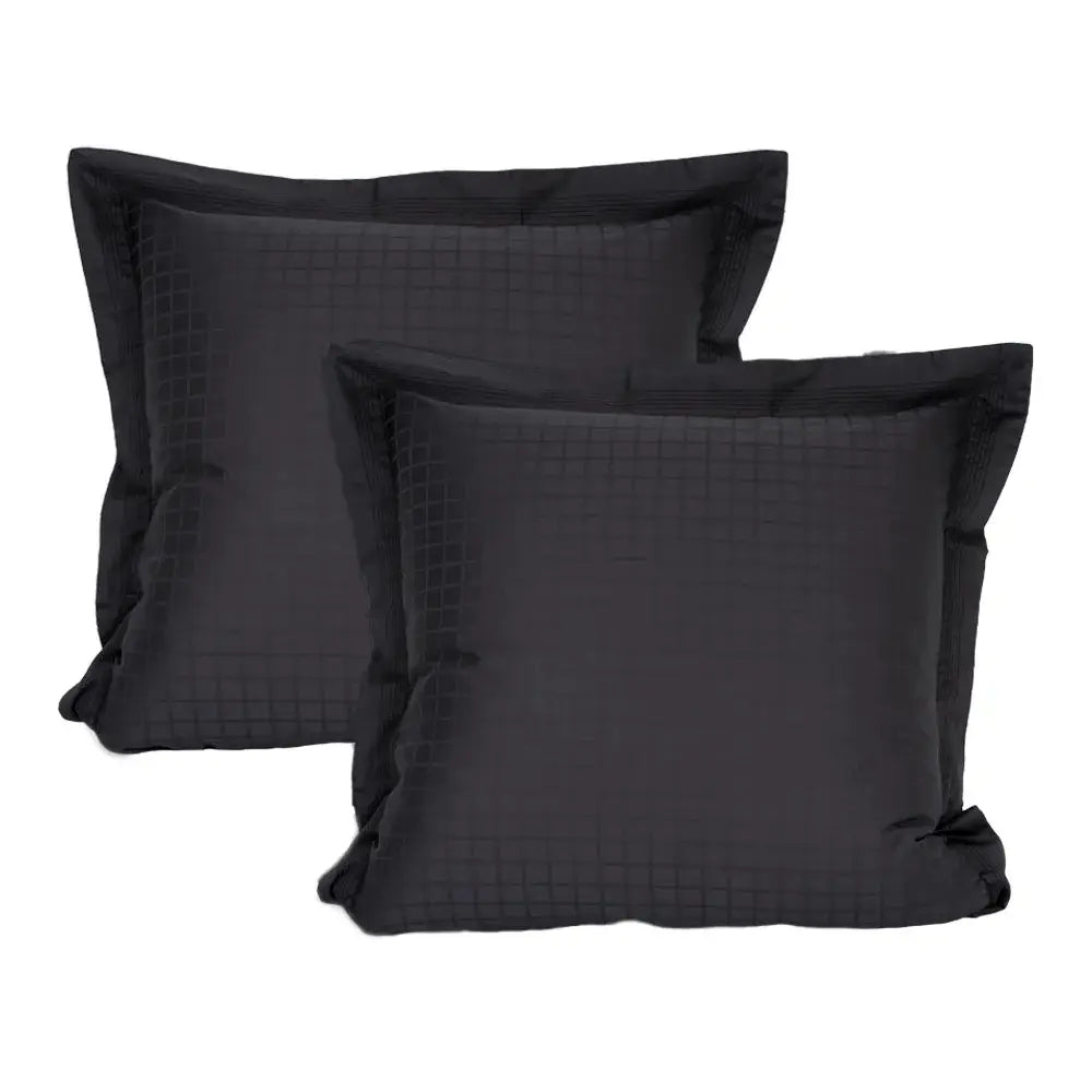 2 stk – Fagotta hovedpudebetræk | 60 x 63 cm – Sort