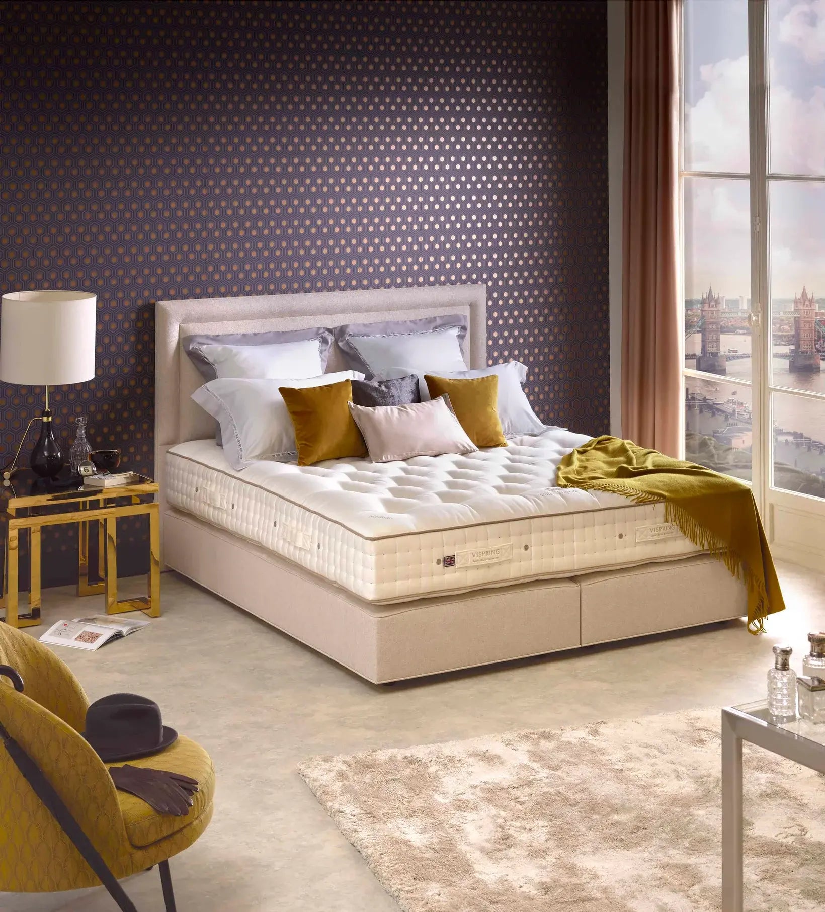 VISPRING Marquess kontinental seng 180x200