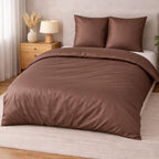 100 % lyocell bambus sengetøj | 240 x 220 cm – Brun