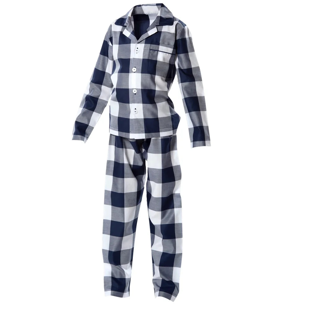 Hästens blåternet børne pyjamas