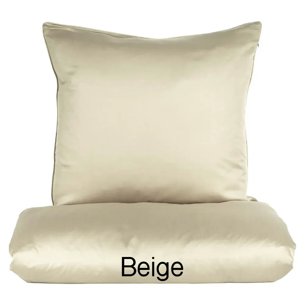 100 % lyocell bambus sengetøj | 140 x 200 cm – Beige