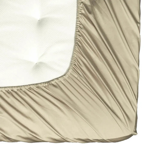100 % lyocell bambus faconlagen | 140 x 200 x 35 cm – Beige