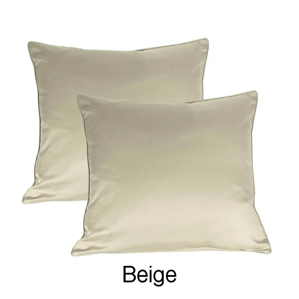 2 stk – 100 % lyocell bambus hovedpudebetræk | 50 x 70 cm – Beige