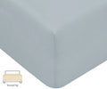 Jersey stæklagen 180x200 - højde 25 cm - 130gsm – Lyseblå