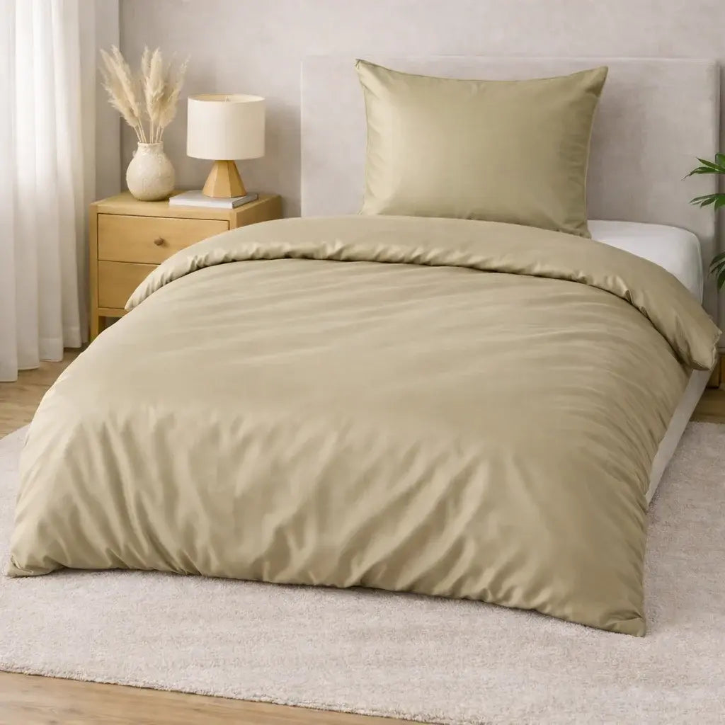 100 % lyocell bambus sengetøj | 140 x 220 cm – Lys grøn