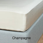 100 % Lyocell bambus faconlagen | 120 x 200 cm – Beige – 100 % bambus – Champagne