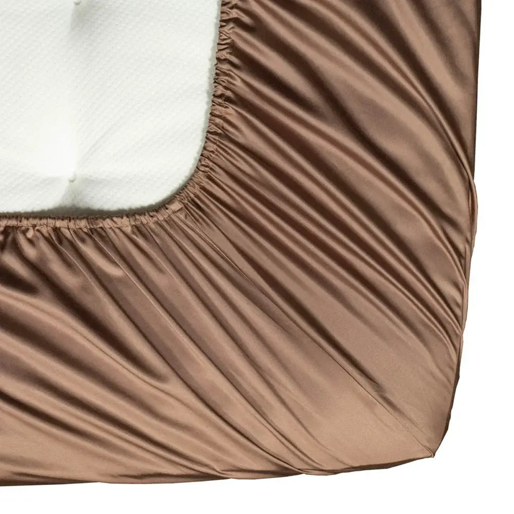 100 % Lyocell bambus faconlagen | 120 x 200 cm – Brun – 100 % lyocell bambus