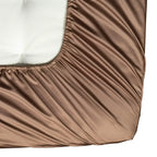100 % lyocell bambus faconlagen | 160 x 200 cm – Brun