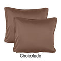 2 stk – 100 % lyocell bambus hovedpudebetræk | 60 x 63 cm – Brun