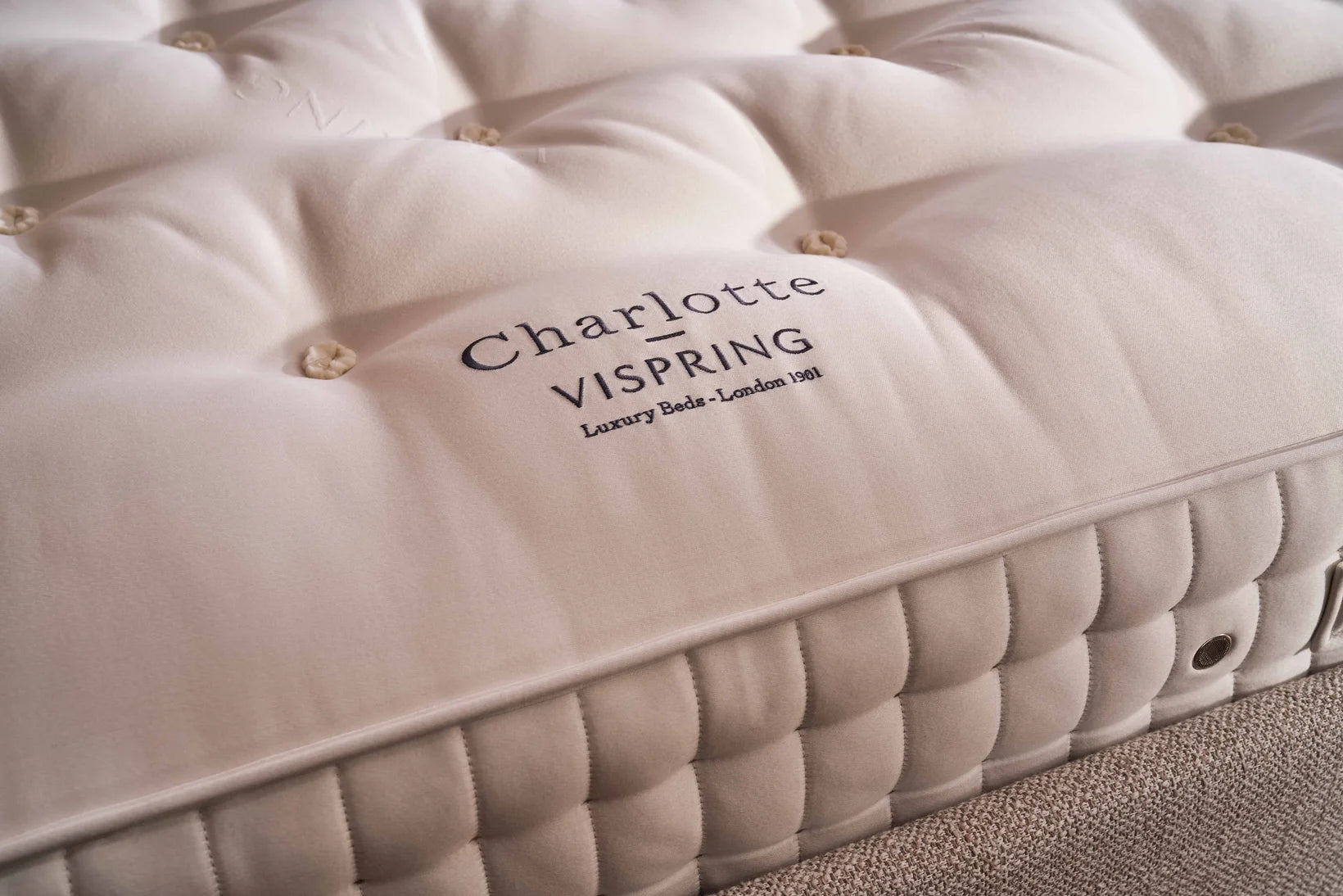 VISPRING Limited Edition CHARLOTTE  seng 180x200 med lamelbund