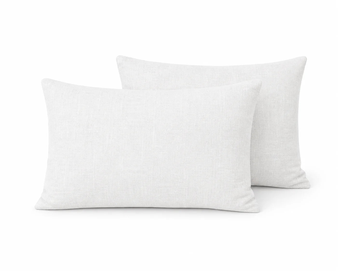 2 pak Sopire hamp pudebetræk | Hvid | 50 x 70 cm