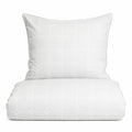 White Carstel bomuldspercale sengetøj TC210 hvid 140x200