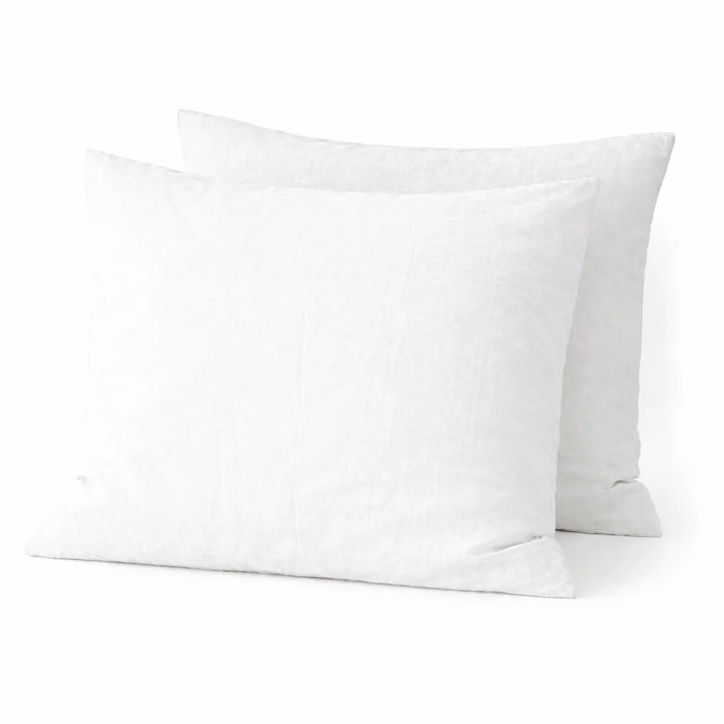 2 pak Sopire hamp pudebetræk | Hvid | 60 x 63 cm