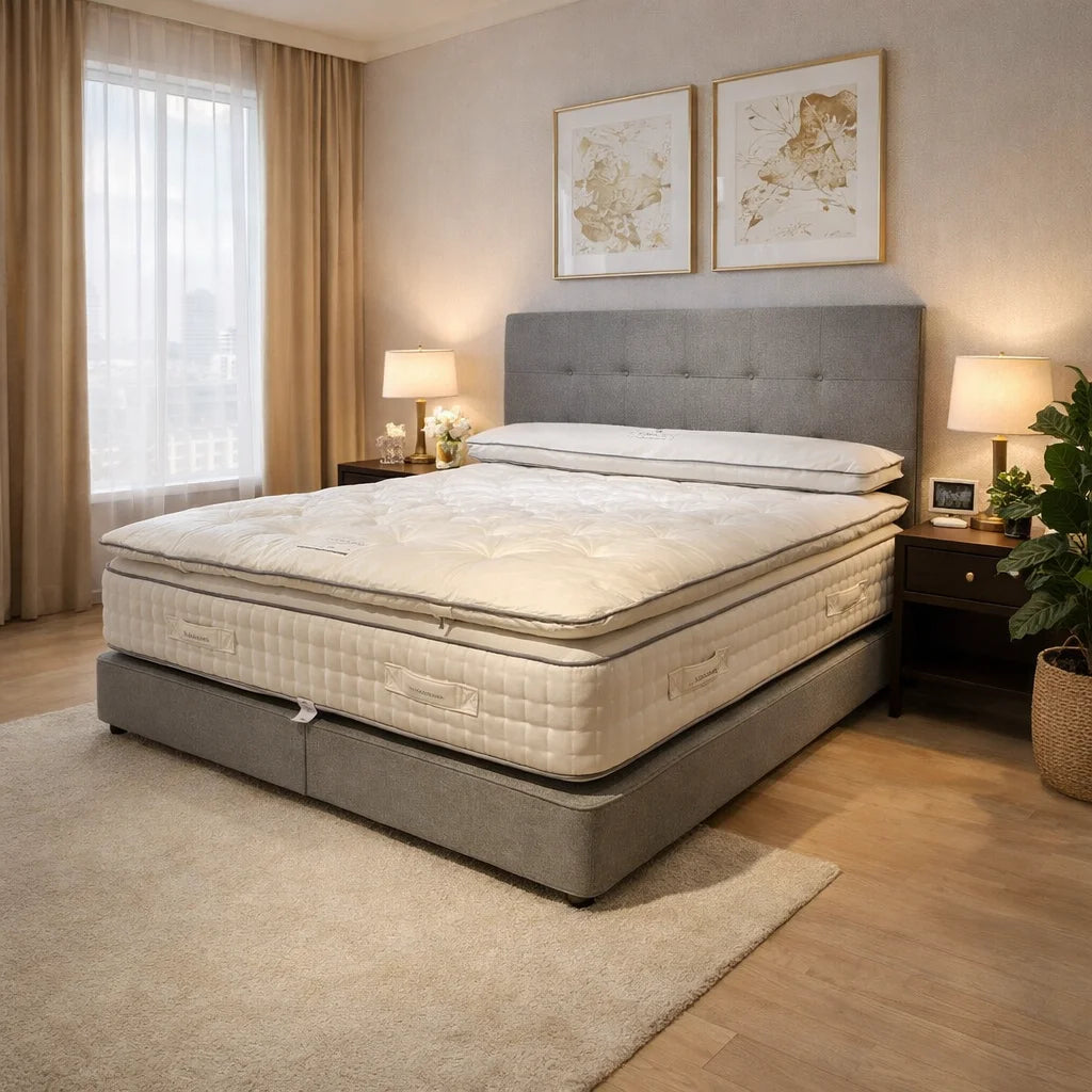 UDSTILLINGSMODEL Somnus EQOUS 16000 kontinentalseng 180x200