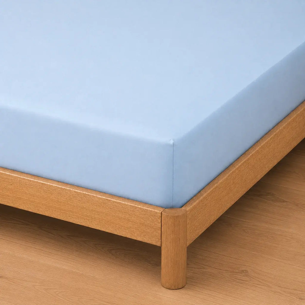 Morfeus 100% lyocell bambus faconlagen | 140 x 200 cm – Lyseblå
