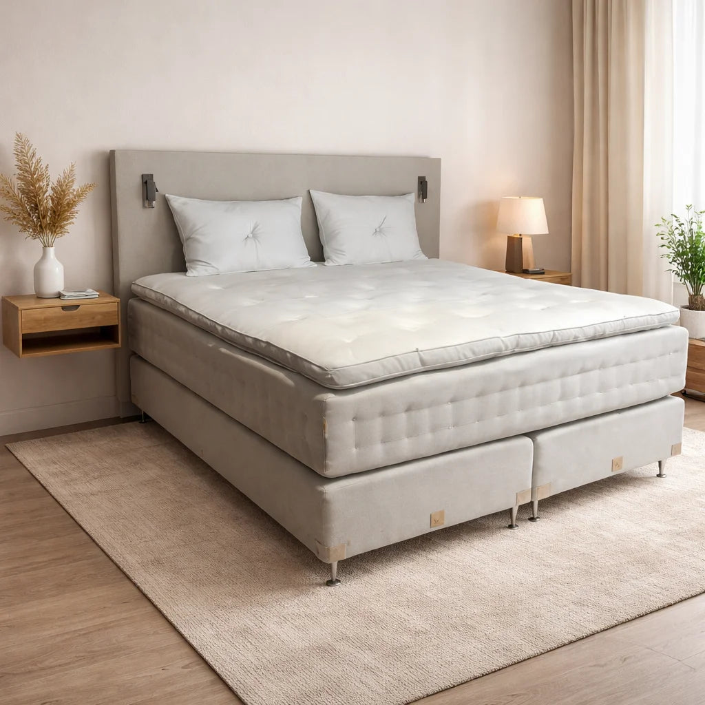 UDSTILLINGSMODEL Mattson Beds Pure ST kontinentalseng | 180 x 200 cm