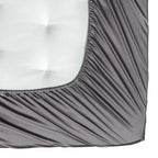 100 % lyocell bambus faconlagen | 210 x 210 cm – Grå – Stålgrå