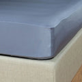 100 % lyocell bambus faconlagen | 160 x 200 cm – Blå – 100 % lyocell bambus faconlagen Dueblå | 160 x 200 cm