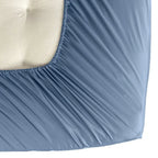 100 % lyocell bambus faconlagen | 210 x 210 cm – Blå
