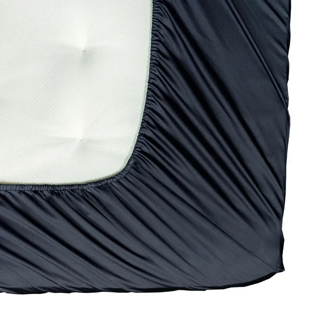 100 % lyocell bambus faconlagen | 160 x 200 cm – Blå – 100 % lyocell bambus faconlagen | 160 x 200 cm