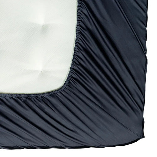 100 % lyocell bambus faconlagen | 180 x 200 cm + 35 cm Navy