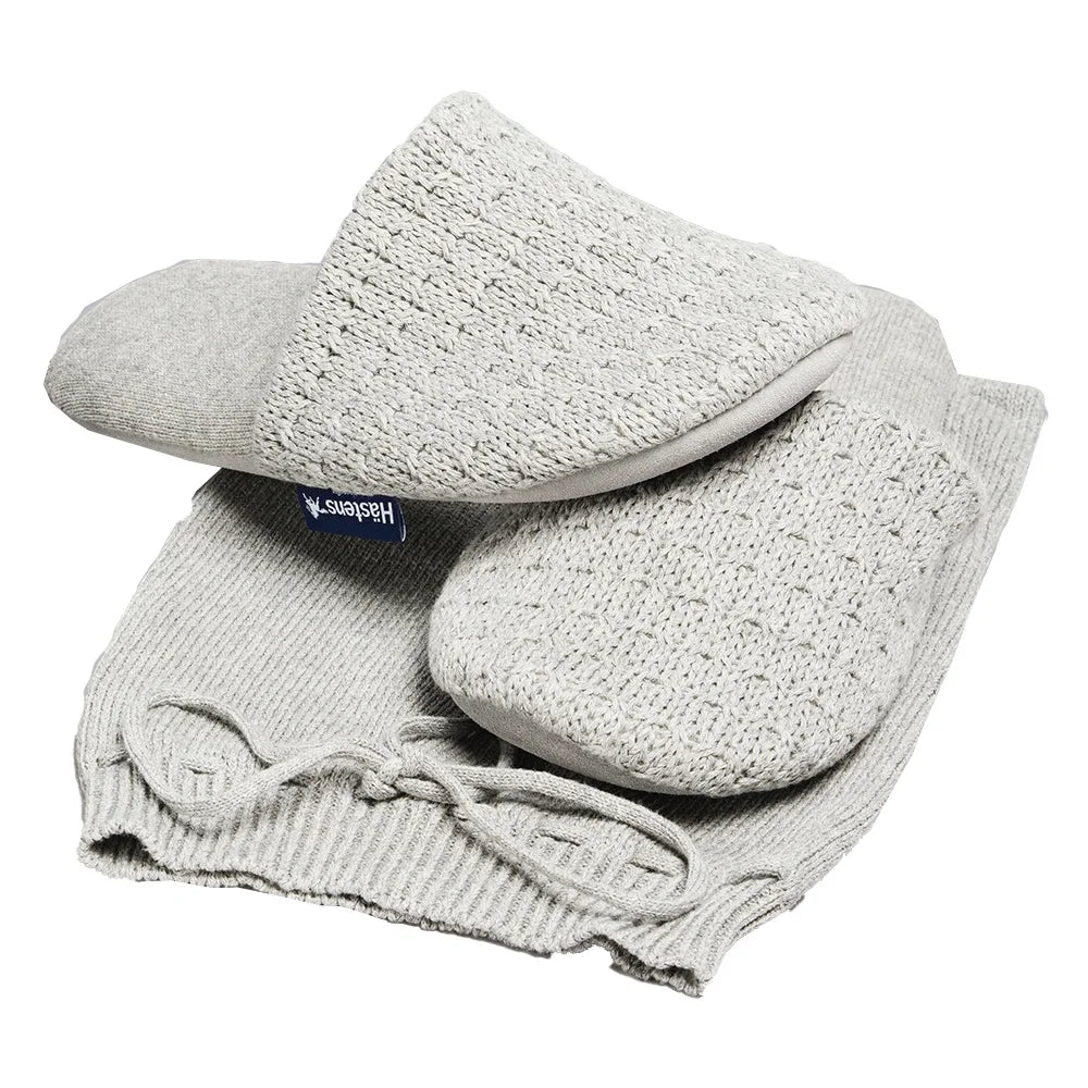 Hästens slippers strik grå